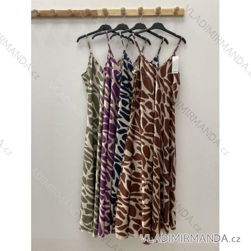 Women's long strapless summer dress (S/M ONE SIZE) ITALIAN FASHION IMPDY22XBSL3563/10210