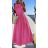 Long summer dress for women (S / M ONE SIZE) ITALIAN FASHION IMWB222567 Green M / L