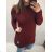 Knitted Dress a-Sweater Extended Long Sleeve Women's Plus Size (XL / 2XL ONE SIZE) ITALIAN FASHION IM4212261 Emerald xl/2xl one size
