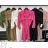 Women's oversized cotton long sleeve shirt (S / M ONE SIZE) ITALIAN FASHION IMWM221600