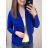 Women's thin spring long sleeve jacket (uni s-l) ITALIAN FASHION IMC20073 <p>Royal blue</p> M / L