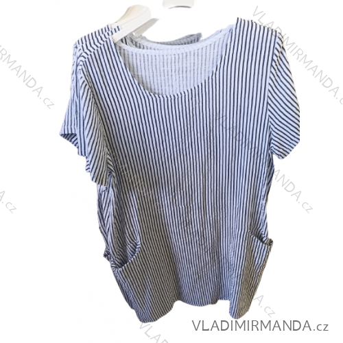 Women's Summer Cotton Short Sleeve Dress (S/M ONE SIZE) ITALIAN FASHION IM722253