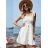 Carmen summer chiffon summer dress (S / M ONE SIZE) ITALIAN FASHION IMWA222561