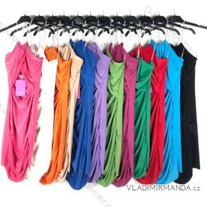 Šaty letní na ramínka dámské (S/M ONE SIZE) ITALSKÁ MÓDA IMPBB22B21841