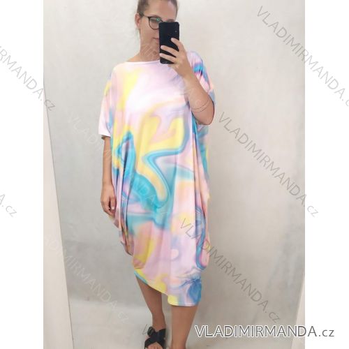 Women's Long Sleeve Dress Plus Size (XL / 2XL / 3XL ONE SIZE) POLISH FASHION PMLT22003