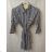 Linen Shirt Dress Short Sleeve Women's (S / M ONE SIZE) ITALIAN FASHION IM722110