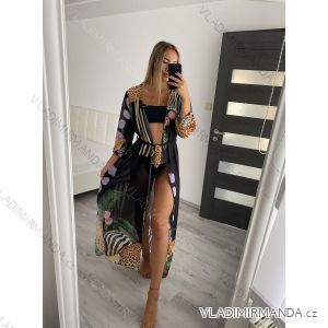 Župan letní přes plavky dámský (S/M ONE SIZE) ITALSKÁ MÓDA IMWG222079