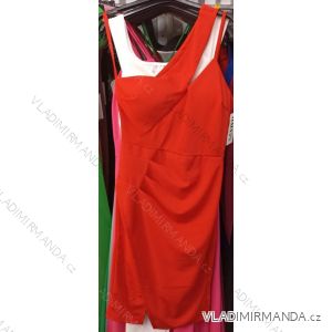 Šaty elegantní společenské bez rukávu dámské (S/M ONE SIZE) ITALSKá MóDA IM322261