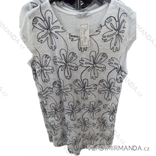 Women's summer short chiffon sleeveless dress (S / M ONE SIZE) ITALIAN FASHION IM721087