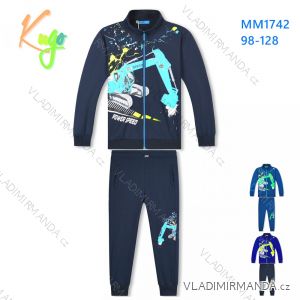 Long sleeve sweatshirt and sweatpants set for boys (98-128) KUGO JO9310