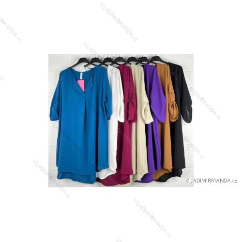 Šaty letní na ramínka dámské (S/M ONE SIZE) ITALSKÁ MÓDA IMPBB22B21841