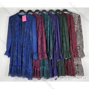 Šaty letní na ramínka dámské (S/M ONE SIZE) ITALSKÁ MÓDA IMPBB22B21841