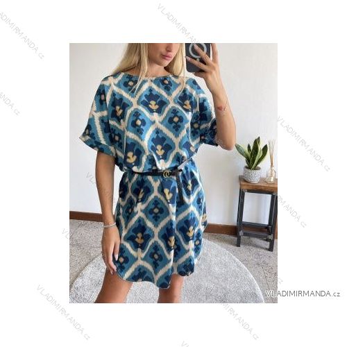 Šaty letní na ramínka dámské (S/M ONE SIZE) ITALSKÁ MÓDA IMPBB22B21841