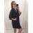 Kalhoty letní dlouhé dámská (S/M ONE SIZE) ITALSKÁ MÓDA IMPDY222XFH0375