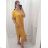 Long Maxi Summer Casual Short Sleeve Women's Viscose Dress (L/XL/2XL/3XL ONE SIZE) ITALIAN FASHION IMD22382/DR - Fuchsia Pink - 2XL/3XL