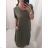 Long Maxi Summer Casual Short Sleeve Women's Viscose Dress (L/XL/2XL/3XL ONE SIZE) ITALIAN FASHION IMD22382/DR - Fuchsia Pink - 2XL/3XL