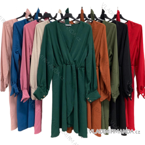 Women's Elegant 3/4 Long Sleeve Dress (M/L ONE SIZE) ITALIAN FASHION IMC22529
