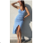 Šaty letní na ramínka dámské (S/M ONE SIZE) ITALSKÁ MÓDA IMPBB22B21841 white S / M