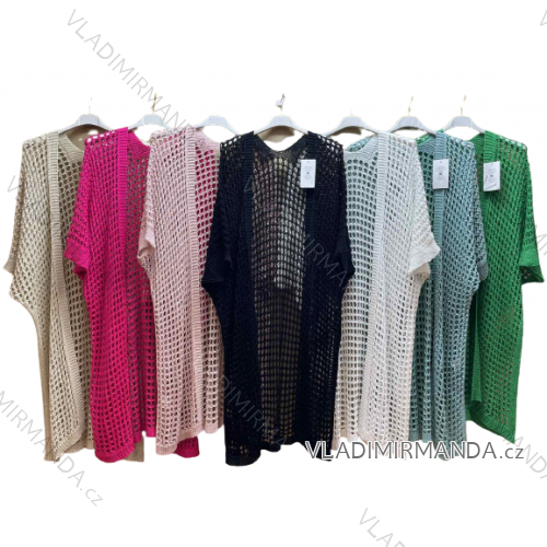 Cardigan Knitted Thin Long Sleeve Women Plus Size (XL/2XL ONE SIZE) ITALIAN FASHION IM422916
