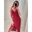 Šaty letní na ramínka dámské (S/M ONE SIZE) ITALSKÁ MÓDA IMPBB22B21841 white S / M
