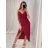 Šaty letní na ramínka dámské (S/M ONE SIZE) ITALSKÁ MÓDA IMPBB22B21841 white S / M