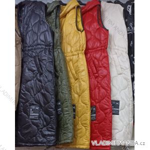 Women's long vest with hood (M/L/XL ONE SIZE) ITALIAN FASHION IM422899