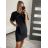 Women's Short Sleeve Summer Dress (S / M ONE SIZE) ITALIAN FASHION IMWOP22OP028