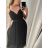 Šaty letní na ramínka dámské (S/M ONE SIZE) ITALSKÁ MÓDA IMPSH223670 kerosene S/M