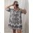 Kalhoty letní dlouhé dámská (S/M ONE SIZE) ITALSKÁ MÓDA IMPDY222XFH0375 L / XL Blue light