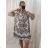 Kalhoty letní dlouhé dámská (S/M ONE SIZE) ITALSKÁ MÓDA IMPDY222XFH0375 L / XL Blue light