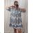 Kalhoty letní dlouhé dámská (S/M ONE SIZE) ITALSKÁ MÓDA IMPDY222XFH0375 L / XL Blue light