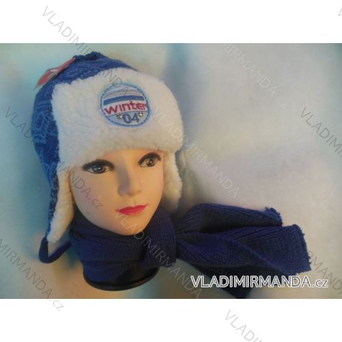 Set of winter hat and scarf baby boy (uni) POLSKÁ VÝROBA POL188
