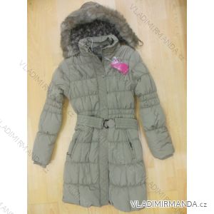 Jacket coat winter long ladies hood (m-2xl) FOREST F1301
