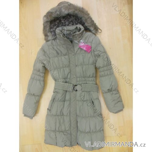 Jacket coat winter long ladies hood (m-2xl) FOREST F1301