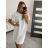 Women's Short Sleeve Summer Dress (S / M ONE SIZE) ITALIAN FASHION IMWOP22OP028