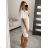 Women's Short Sleeve Summer Dress (S / M ONE SIZE) ITALIAN FASHION IMWOP22OP028