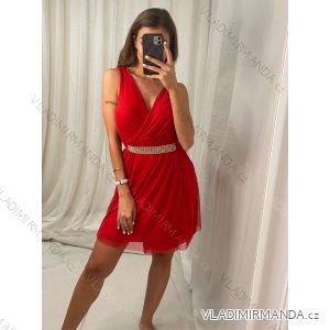 Women's Long Sleeveless Summer Dress (S / M ONE SIZE) ITALIAN FASHION IMWG222460