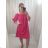 Šaty letní carmen krátký rukáv dámské (XL/XXL ONE SIZEl) ITALSKÁ MÓDA IMD21212