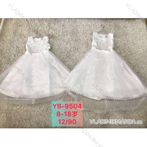 Šaty společenské družičkovské bez rukávu dorost dívčí (8-18 LET) ACTIVE SPORT ACT22YB-9506