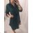Shirt 3/4 sleeve ladies strip (4XL/5XL ONE SIZE) ITALSKÁ MÓDA IM422026