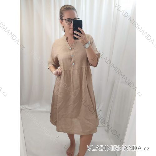 Šaty letní na ramínka dámské (S/M ONE SIZE) ITALSKÁ MÓDA IMPBB22B21841