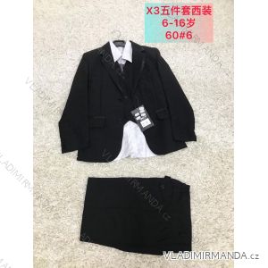 Set social suit jacket, vest, trousers, shirt, tie youth children's boys (6-16 YEARS) ACTIVE SPORT ACT22X3