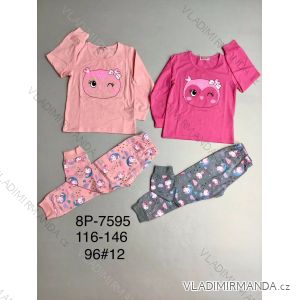 Children's long pajamas for girls (116-146) ACTIVE SPORT ACT228P-7595