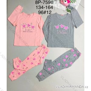 Girls' long pajamas (134-164) ACTIVE SPORTS ACT228P-7596