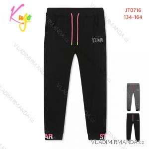 Long sweatpants for girls (134-164) KUGO JT0716