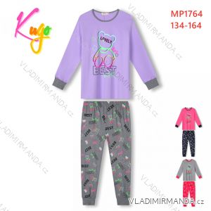 Girls' long pajamas (134-164) KUGO MP1764