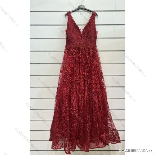 Šaty letní na ramínka dámské (S/M ONE SIZE) ITALSKÁ MÓDA IMPBB22B21841