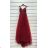 Women's long party dress with straps (S/M ONE SIZE) ITALIAN FASHION IMPSH2460030 pink salmon S/M