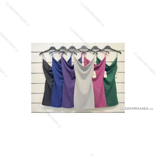 Šaty letní na ramínka dámské (S/M ONE SIZE) ITALSKÁ MÓDA IMPBB22B21841