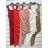 Women's summer dress with straps (S/M ONE SIZE) ITALIAN FASHION IMPSH246437 green khaki S/M